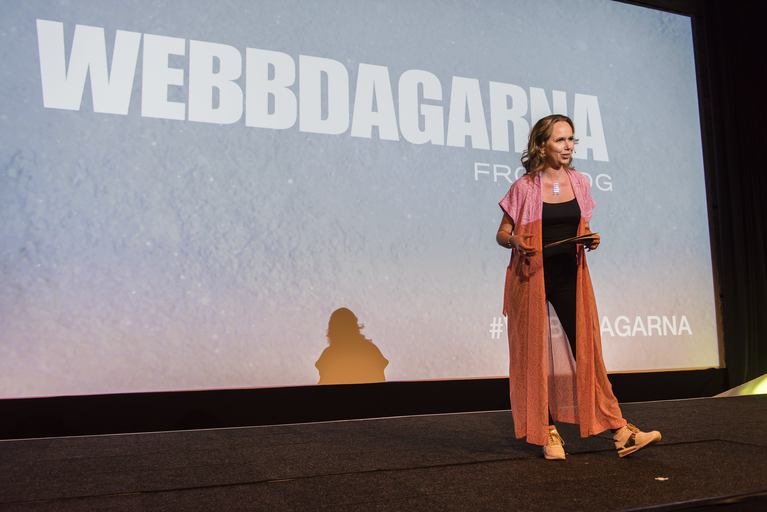 Katarina Strömberg på scenen